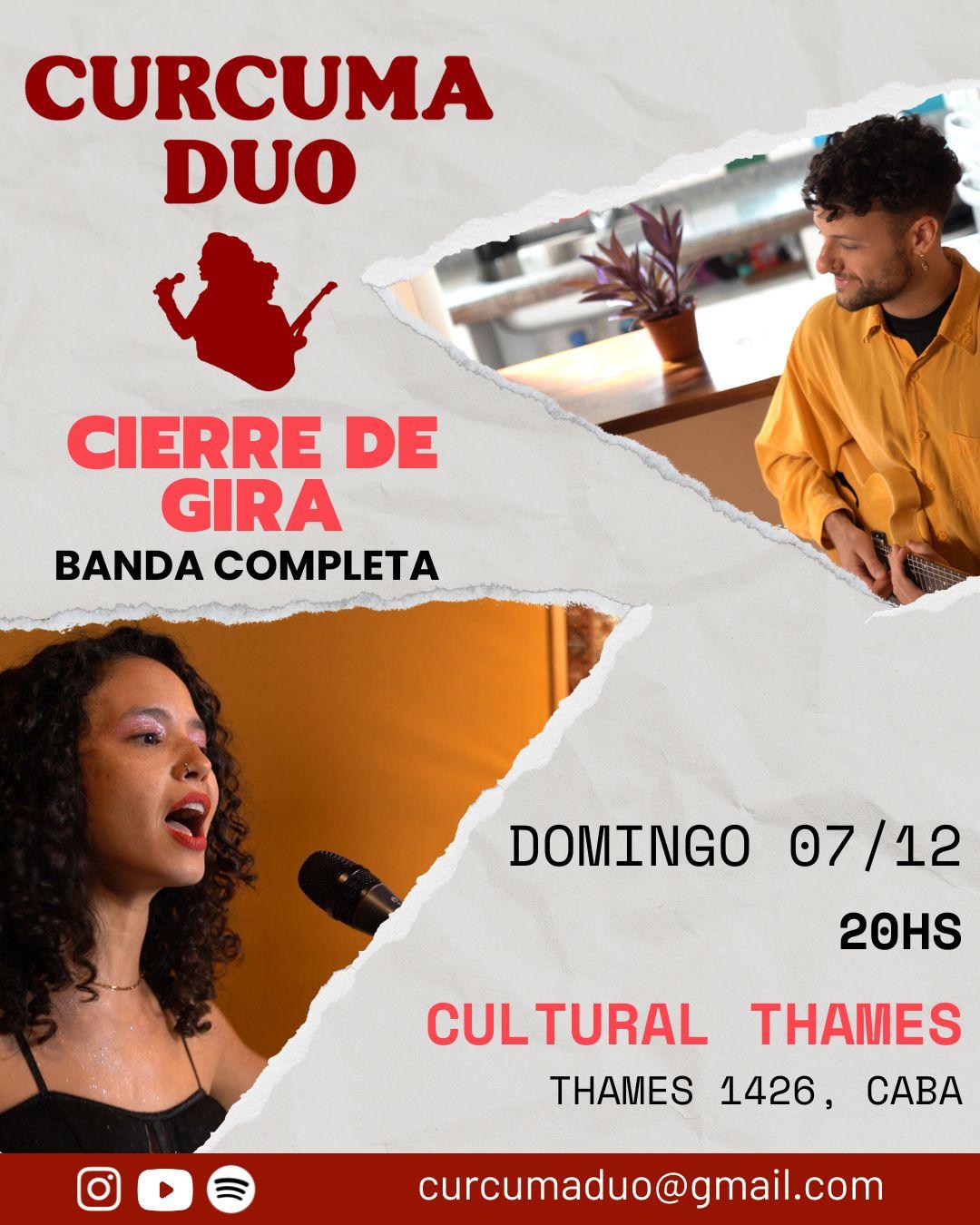 CÚRCUMA DÚO + BANDA